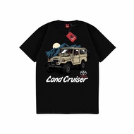 KATUN SAKAZUKI T-Shirt Distro Cotton Combed 24s Unisex Car Image TOYOTA LAND CRUISER FJ 40 FJ40 Offr