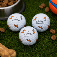 ลูกกอล์ฟ Callaway Chrome Tour Golden Retriever Golf Ball 3 ลูก/กล่อง ลูกกอล์ฟ Callaway Chrome Tour ล