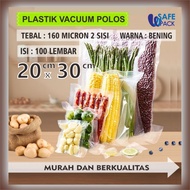 Vacuum bag plastic vacuum sealer vacuum food frozen food plain contents 100pcs heat resistant 20cm x