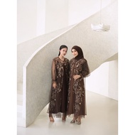 RENTAL | RENT Claudy Dress Mahogany by aura label for Eid, invitation, party