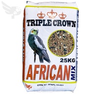 ☜☁✌Triple Crown African Mix 25kg - Bird Feed - petpoultryph