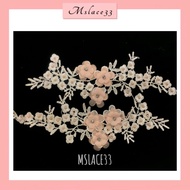 Promosi Offer 3D Bunga Tampal/ 3D Lace Patch/ Bunga Patch