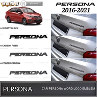 AMAZING PROTON PERSONA MC1 2016-2021 CAR PERSONA LOGO EMBLEM FRAME COVER REAR PERSONA WORDS LOGO BAD