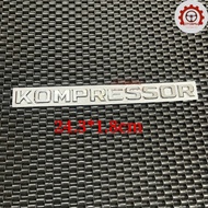 Abs Mercedes Benz KOMPRESSOR lettering logo rear trunk logo Side badge Car sticker C300 C200 C180 C6