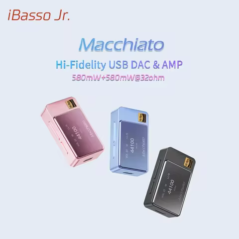 IBasso Jr. Macchiato HIFI Portable USB DAC Headphone Amplifier CS43131 Decoder 4.4mm/3.5mm PCM 32bit