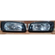 MITSUBISHI LANCER PIZZA SMOKED HEADLIGHT - HEADLIGHT HEADLAMP 1997-1998 - LEFT AND RIGHT SIDE