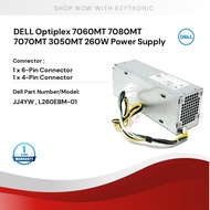 DELL OPTIPLEX 7060MT 7080MT 7070MT 3050MT 260W 4+6PIN POWER SUPPLY P/N: L260EBM-01 ,JJ4YW, 0J17Y, 0T