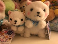 豆柴三兄弟一對 （amuse dog toy 柴犬景品公仔)