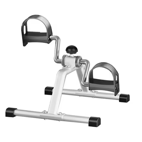 Folding Portable Foot Pedal Exerciser with Adjustable Resistance Under Desk Bike Stationary Exercise