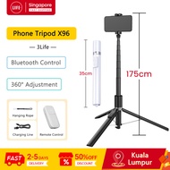 3Life Bluetooth Phone Tripod X96 1.8m 360° Adjustable Clamp Remote Control Selfie Stick Phone Stand