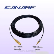 Wholesale TRS CABLE 3.5mm FEMALE TO MALE CANARE JAPAN AUX MINI -1 mtr