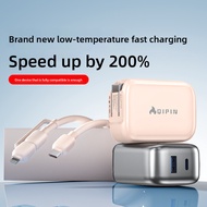 Dual Port Fast Charger for iPhone & Huawei, 30W PD GaN Adapter