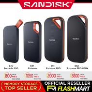 SanDisk Extreme | Extreme PRO Portable SSD Transfer Speed 800-3800MB/s 1TB 2TB 4TB FlashMartSG
