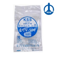 KSS CV-100 CV100 Nylon Cable Tie Pengikat Kabel 2.5mm x 100mm 4"