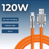 IPHONE 120 Watt Data Cable 6 Ampere Micro Usb Data Charger Cable Type C/ / Fast Chargingiphone 1 MET