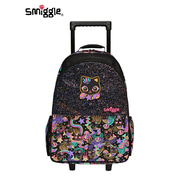 Smiggle Light Up Trolley  cat Backpack Wheels