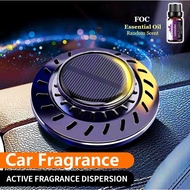 Car Diffuser Fragrance - Air Purifier Solar Power Car  Rotating  Perfume  Aromatherapy Essential Oil Scent