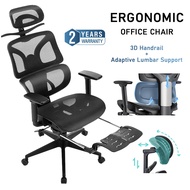 [ SG LOCAL SELLER ] XJ Ergonomic Office Chair Home Office Chair | Gaming Chair with Leg Rest and 4D 