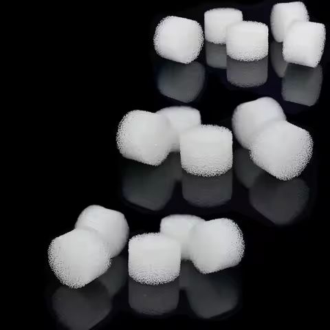 15Pcs Soft Filters Sponge Suit for Air Compressor Nebulizer Accessories Inhaler Catheter Atomizer Cu