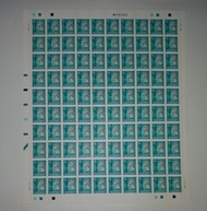 英女皇頭 2元 郵票 全版 100個，保存良好，十分新淨，見圖