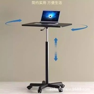 Small Small Workbench Pulley Desk Stand Desk Laptop Vertical Lift Mobile Table Bedside 4XG4