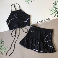 โปรโมชั่น Emily bikini set ชุดว่ายน้ำผู้หญิง ผ้าว่ายน้ำ% กันUV bikinivintage ลดกระหน่ำ ชุด ว่า ย น้ำ เด็ก ชุด ว่า ย น้ำ คน อ้วน ชุด ว่า ย น้ำ แขน ยาว ชุด ว่า ย น้ํา ทู พีช