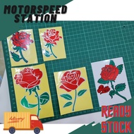 STICKER Pantul Cutting Bunga Ros Rose Flower Stiker Motor
