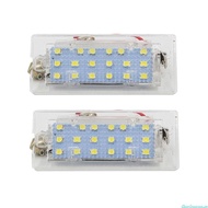 dingdongaa 2Pcs 12V Auto Light White Led Number License Plate Light for E53 E83 X5 X3
