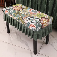 KY&amp; Piano Dustproof Cover Full Cover Luxury European Full Cover Piano Cover Chenille Piano Cloth Cover Cloth Piano Stool