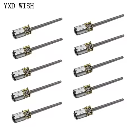 10pcs GA12-N20 M4*55 Micro Reduction Gear Motor 3V 6V 12V DC Motors Longer Threaded Electric Motor 1