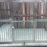 kandang anjing besar xxl stainless steel