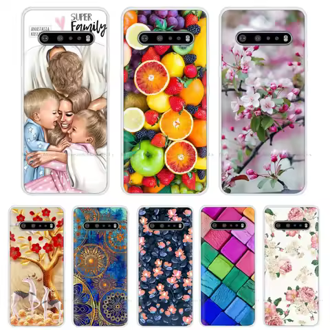 Ultra Slim Clear Silicone Case For LG V60 V50 ThinQ 5G Soft TPU Cover Phone Case For LG V60 V50 V40 