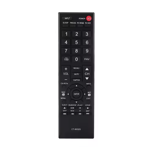 CT-90325 Remote Control Portable Controller For Toshiba 55HT1U 55S41U 55SL412U 32C110U 32DT1 32DT1U 
