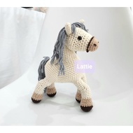 HANDMADE HORSE DOLL HORSE DOLL CUSTOM/ DOLL CUSTOM/ DOLL KNITTED DOLL NEWBORN PHOTO PROPERTY NEWBORN