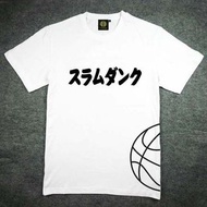 灌籃高手籃球運動櫻木花道藤真健司翔陽4號鬥魂圓領純棉短袖T卹