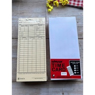 Time Card DTR (100pcs)