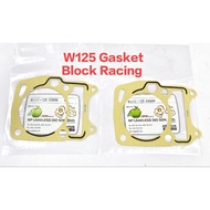 Honda W125 Gasket Block Racing 66mm 69mm Jenama Apple