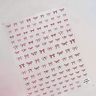 Sticker 5D Lụa Nổi Hình 300 Nơ Đỏ Đính Đá Khảm Đá TL054 Trang Trí Móng Tay Chân Làm Nail Siêu Tiện L