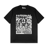 My school universe marginal t-shirt / punkkaos band music t-shirt/ men's distro t-shirt/ Wanita
