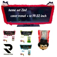 HOME 2IN1 Character Set (17/ 32in tv + remote)