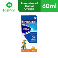 Calpol Paracetamol Orange Flavor 60ml (6-12)