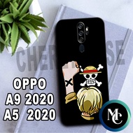 CC6 Flexible rubber softcase/ for OPPO A9 (2020) AND A5 (2020) LUFFY ANIME Motif/ OPPO A9 (2020) OPP