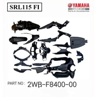 Inner Full Set Black Cover Hitam Yamaha Lagenda SRL 115 Fi V1 And V2 Original HLY 2WB-F8400-00