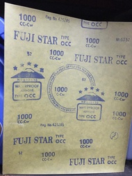 Kertas Gosok Fuji Star No. 1000 - ( 5 pcs/ lembar )