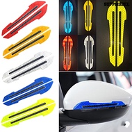 [SM]1 Pair Car Sticker Warning Wear-resistant Reflective Reversing Tips Rearview Mirror Sticker for Vehicle