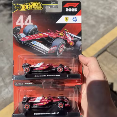 Hot Wheels Premium HRV11 F1 Diecast Race Car 2025 Ferrari Mercedes Red Bull Haas Hamilton Alloy Mini