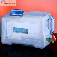 18L/20L/22L Water Container W/ Spigot & Carry Handle Water Storage Jug Canteen Plastic Water Storage