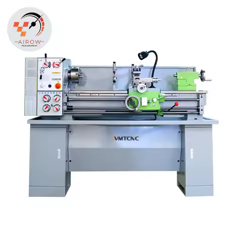 Airow Industrial Machines Price of Mechanical Lathe Machine CQ6230 Parallel Lathe for Metal Bench La