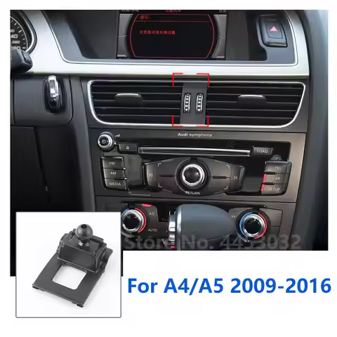 17mm Special Mounts For Audi A4 B8 B9 A5 8F 8TA 8T F5 Car Phone Holder GPS Supporting Fixed Bracket 