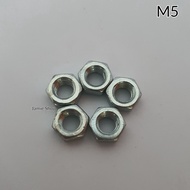 WHITE M5 NUT M5 NUT NUT SCREW NUT CONTENTS 10 PCS